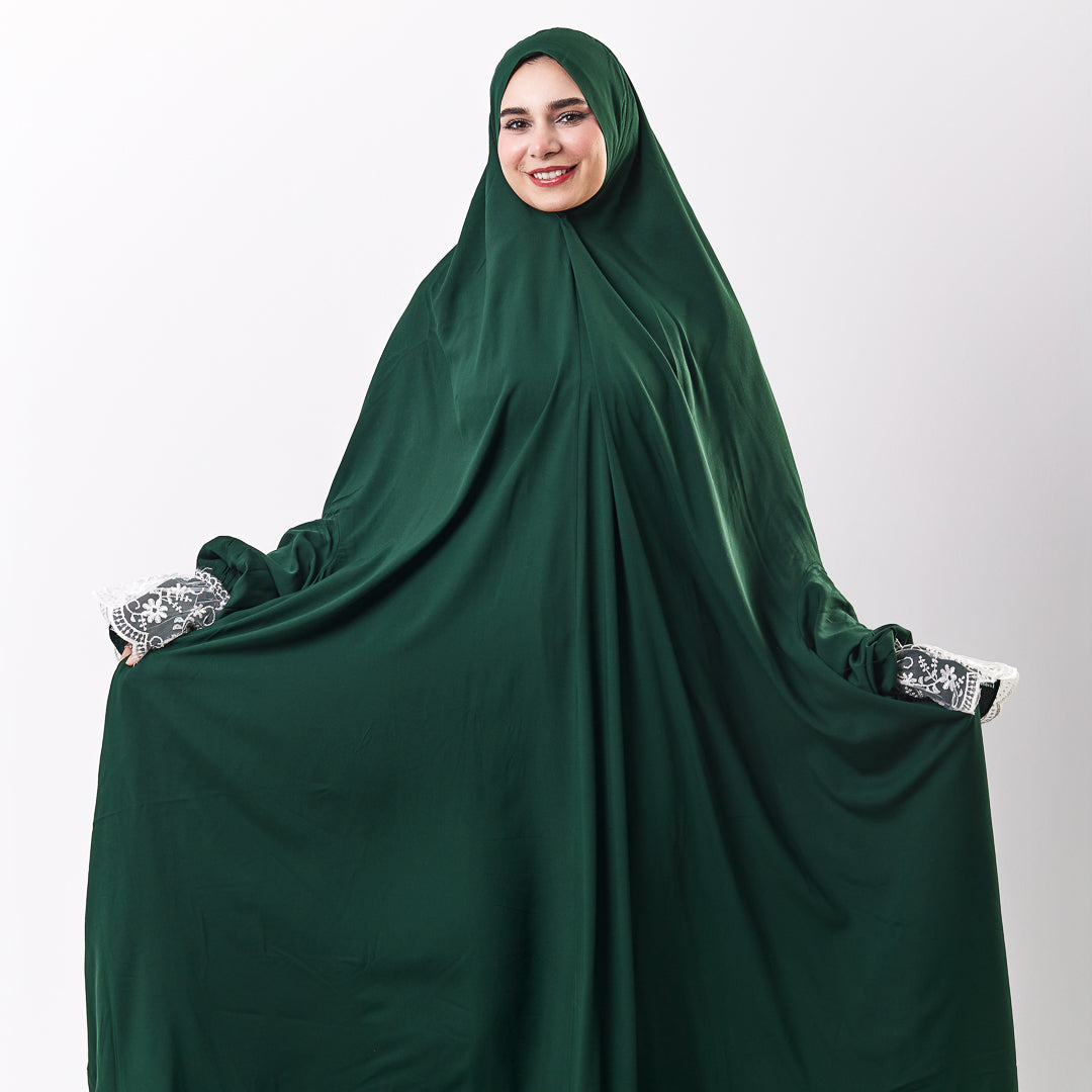 One-Piece Green Dantelle Prayer Dress