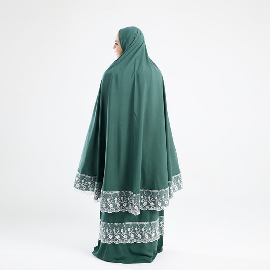 Two-Piece Mint Dantelle Prayer Dress