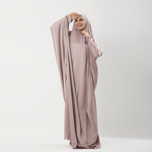 Rose Satin Prayer Dress