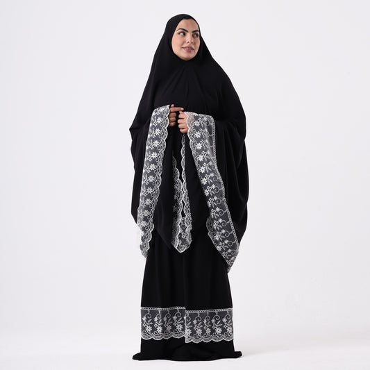 Two-Piece Black Dantelle Prayer Dress