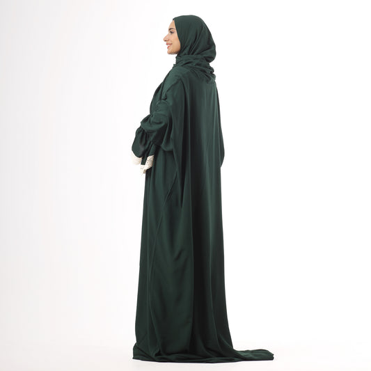 One-Piece Green Prayer Dress