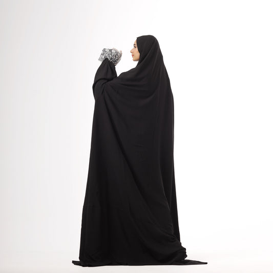 One-Piece Black Dantelle Prayer Dress