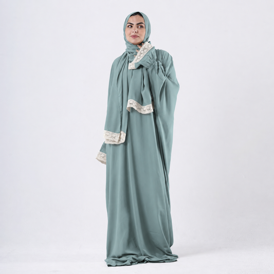 One-Piece Mint Prayer Dress