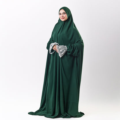 One-Piece Green Dantelle Prayer Dress