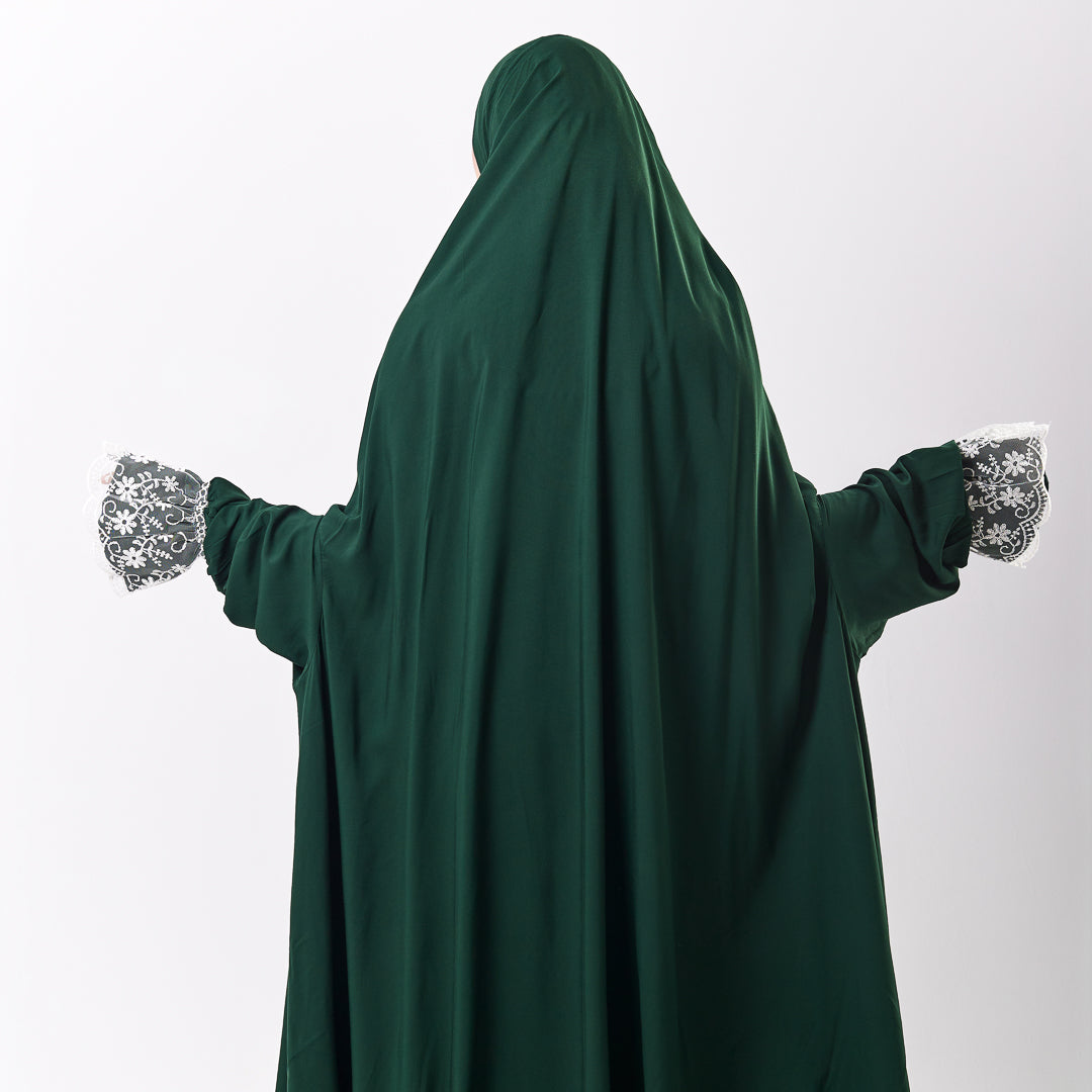 One-Piece Green Dantelle Prayer Dress