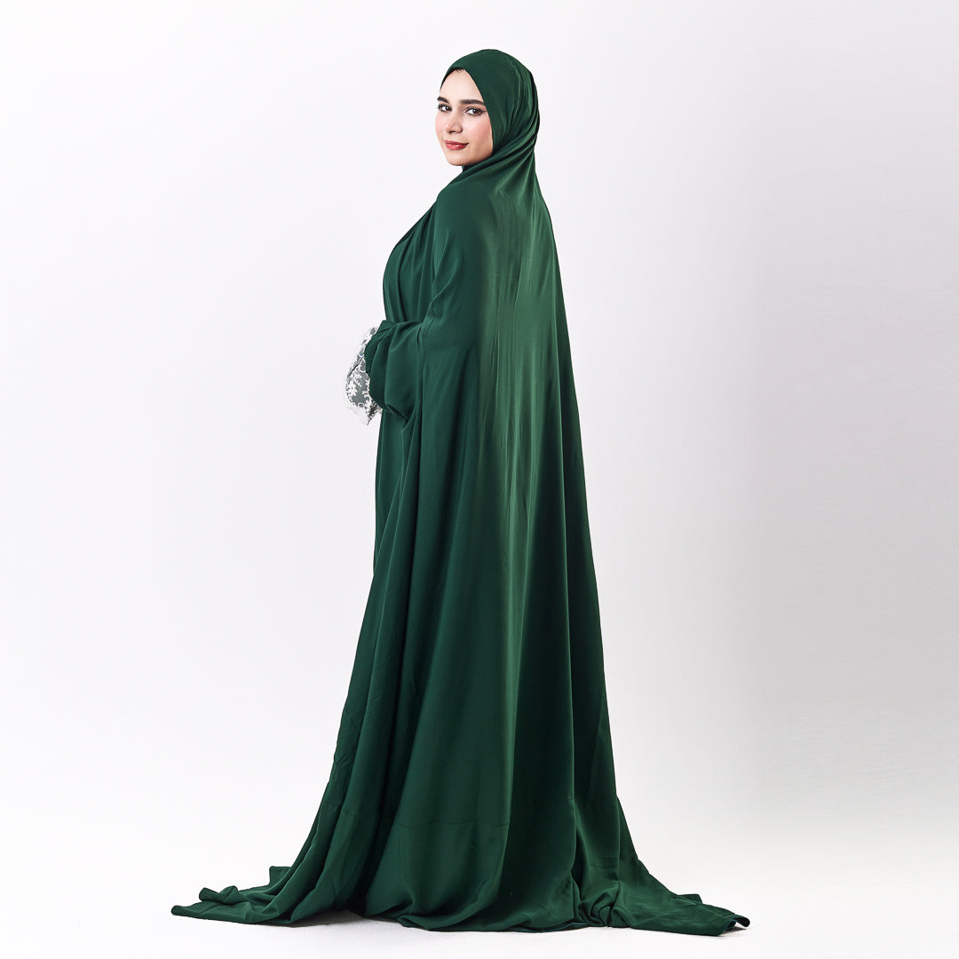 One-Piece Green Dantelle Prayer Dress
