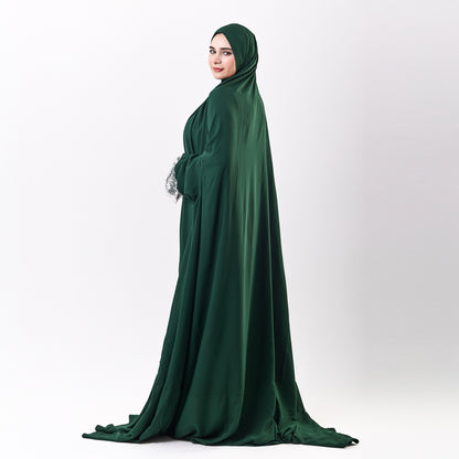 One-Piece Green Dantelle Prayer Dress