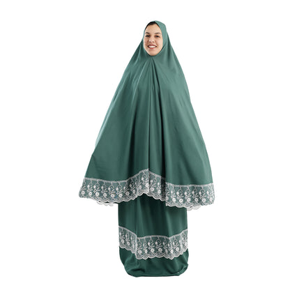 Two-Piece Mint Dantelle Prayer Dress