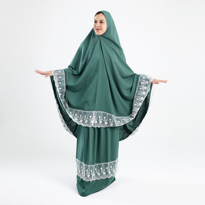 Two-Piece Mint Dantelle Prayer Dress