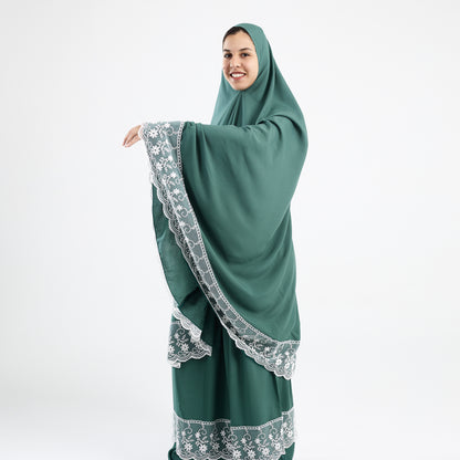 Two-Piece Mint Dantelle Prayer Dress