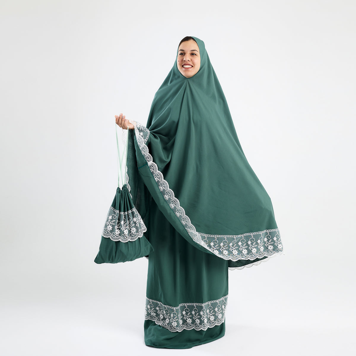 Two-Piece Mint Dantelle Prayer Dress