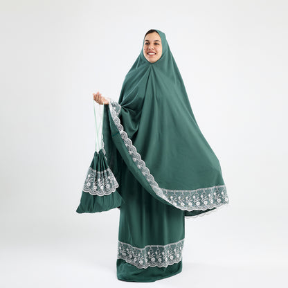 Two-Piece Mint Dantelle Prayer Dress