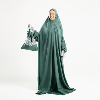 One-Piece Mint Dantelle Prayer Dress