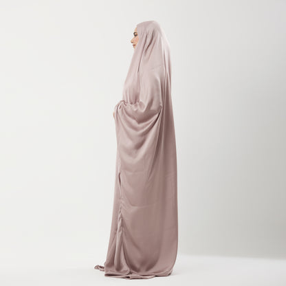 Rose Satin Prayer Dress