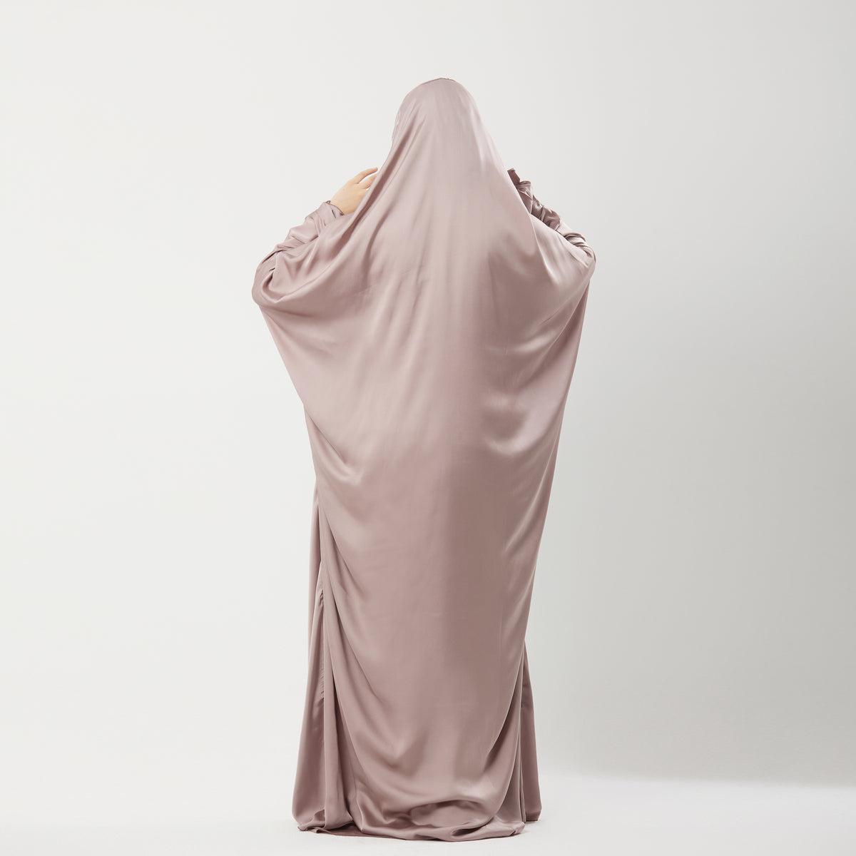 Rose Satin Prayer Dress