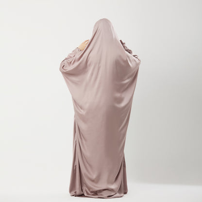 Rose Satin Prayer Dress