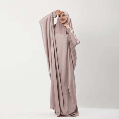 Rose Satin Prayer Dress