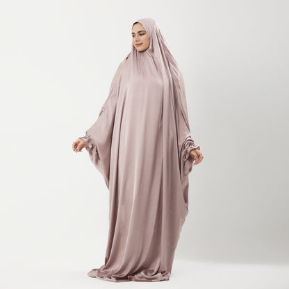 Rose Satin Prayer Dress