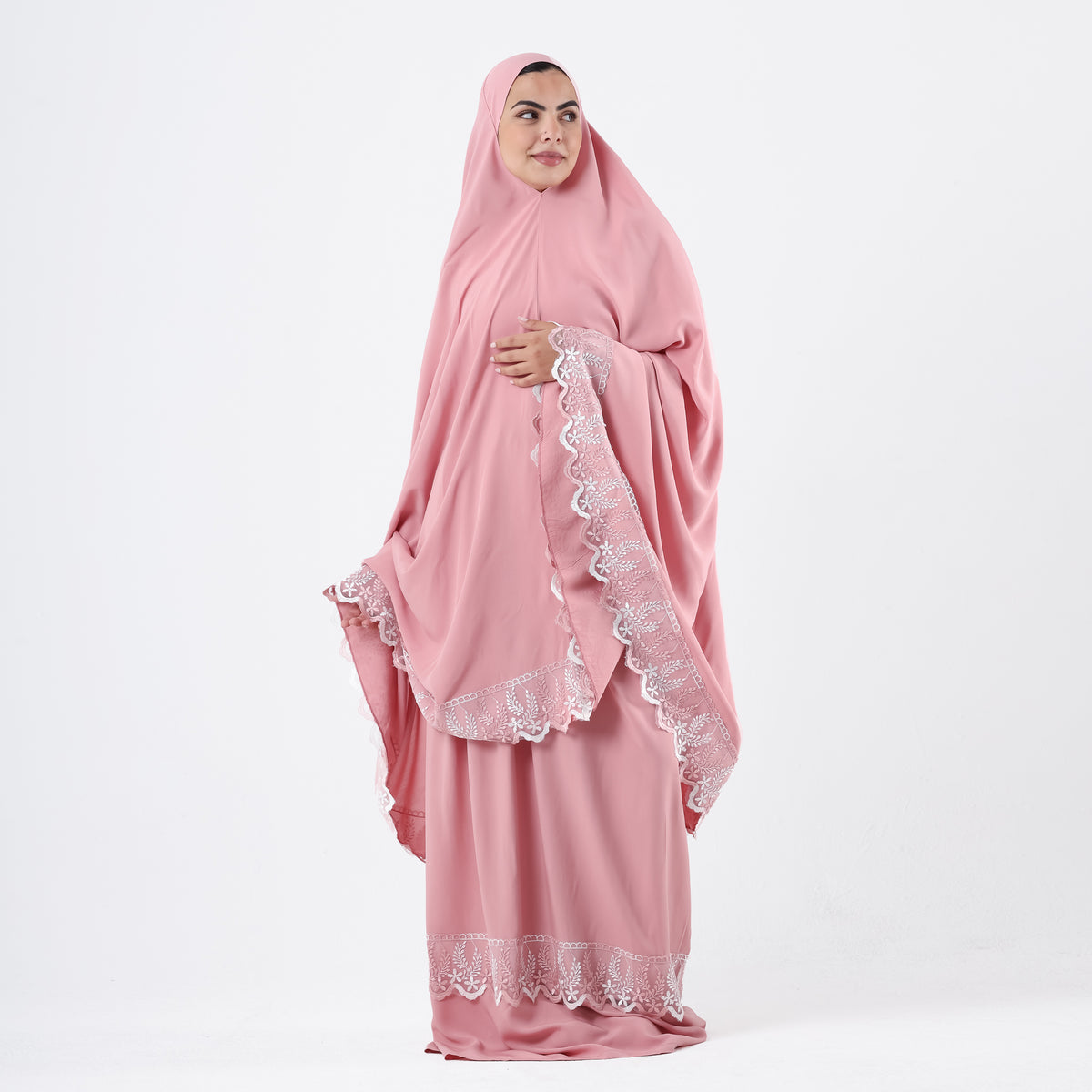 Two-Piece Pink Dantelle Prayer Dress