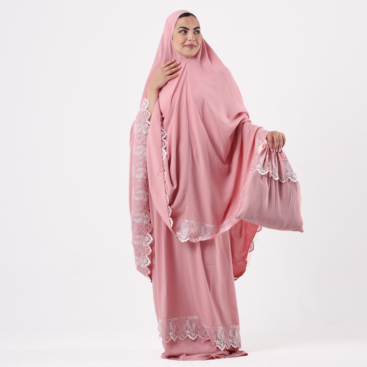 Two-Piece Pink Dantelle Prayer Dress