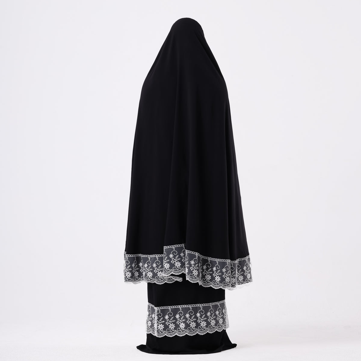 Two-Piece Black Dantelle Prayer Dress
