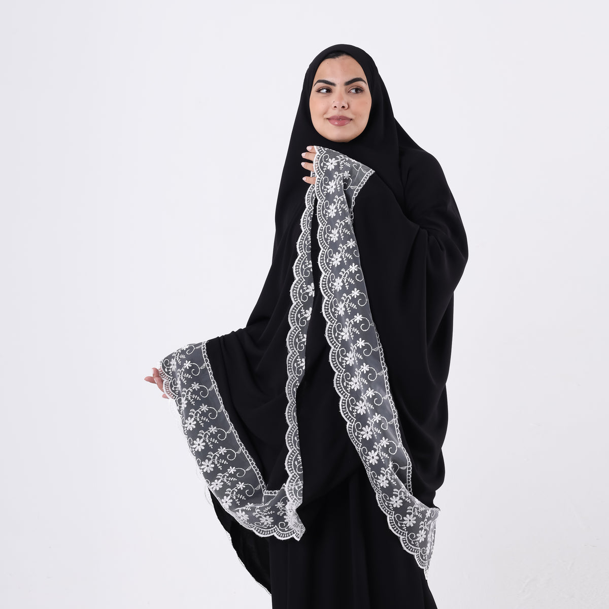 Two-Piece Black Dantelle Prayer Dress