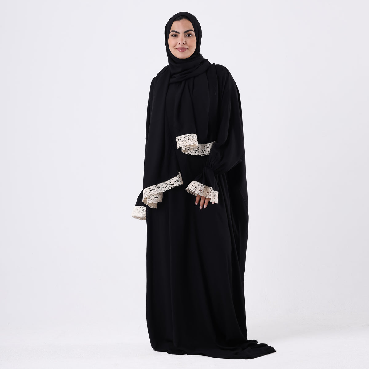 One-Piece Black Prayer Dress