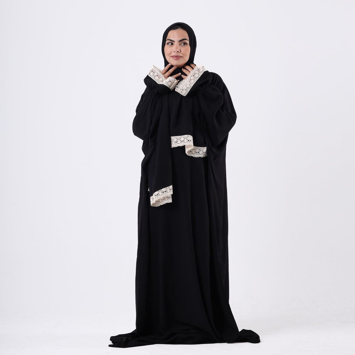 One-Piece Black Prayer Dress