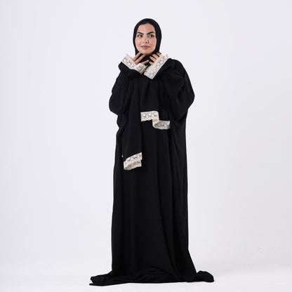 One-Piece Black Prayer Dress
