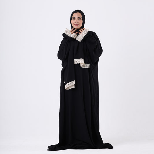 One-Piece Black Prayer Dress