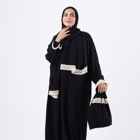 One-Piece Black Prayer Dress