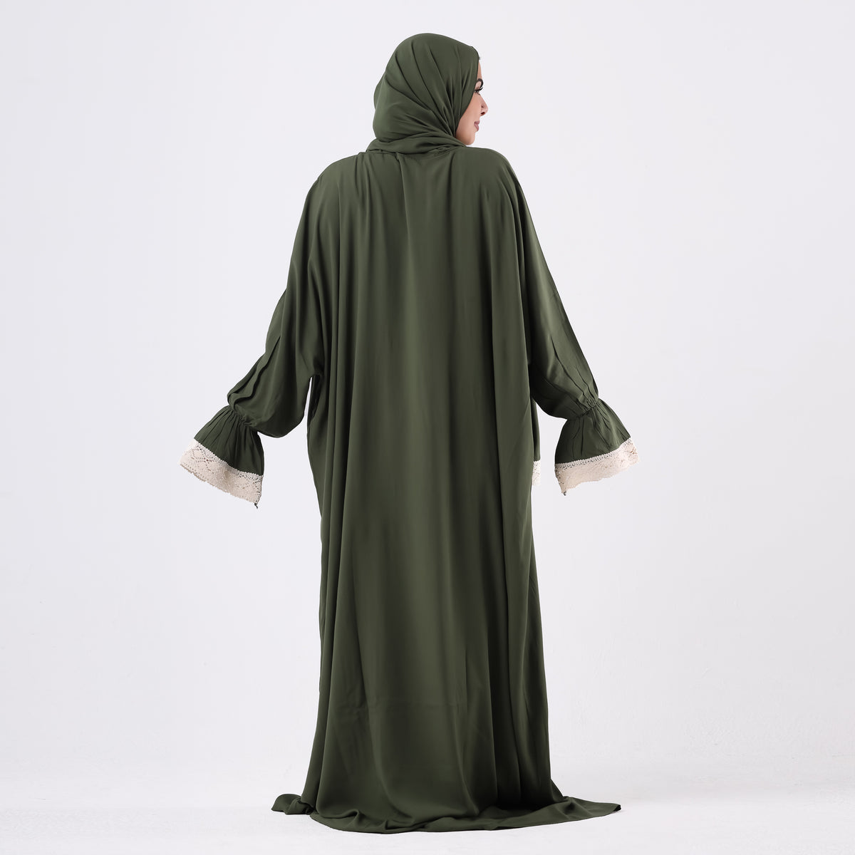 One-Piece Olive Prayer Dress