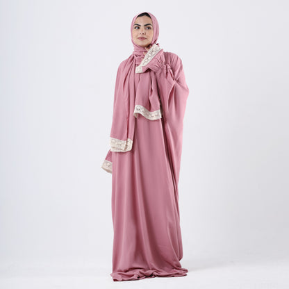 One-Piece Pink Prayer Dress