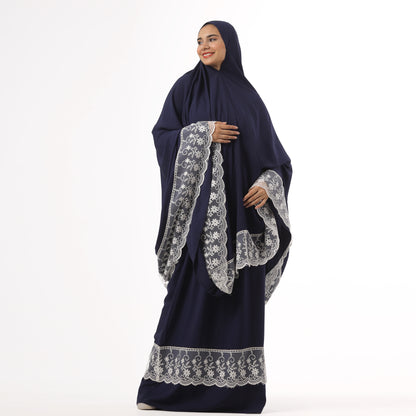 Two-Piece Navy Dantelle Prayer Dress