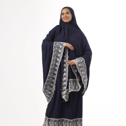 Two-Piece Navy Dantelle Prayer Dress