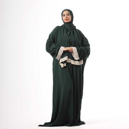 One-Piece Green Prayer Dress