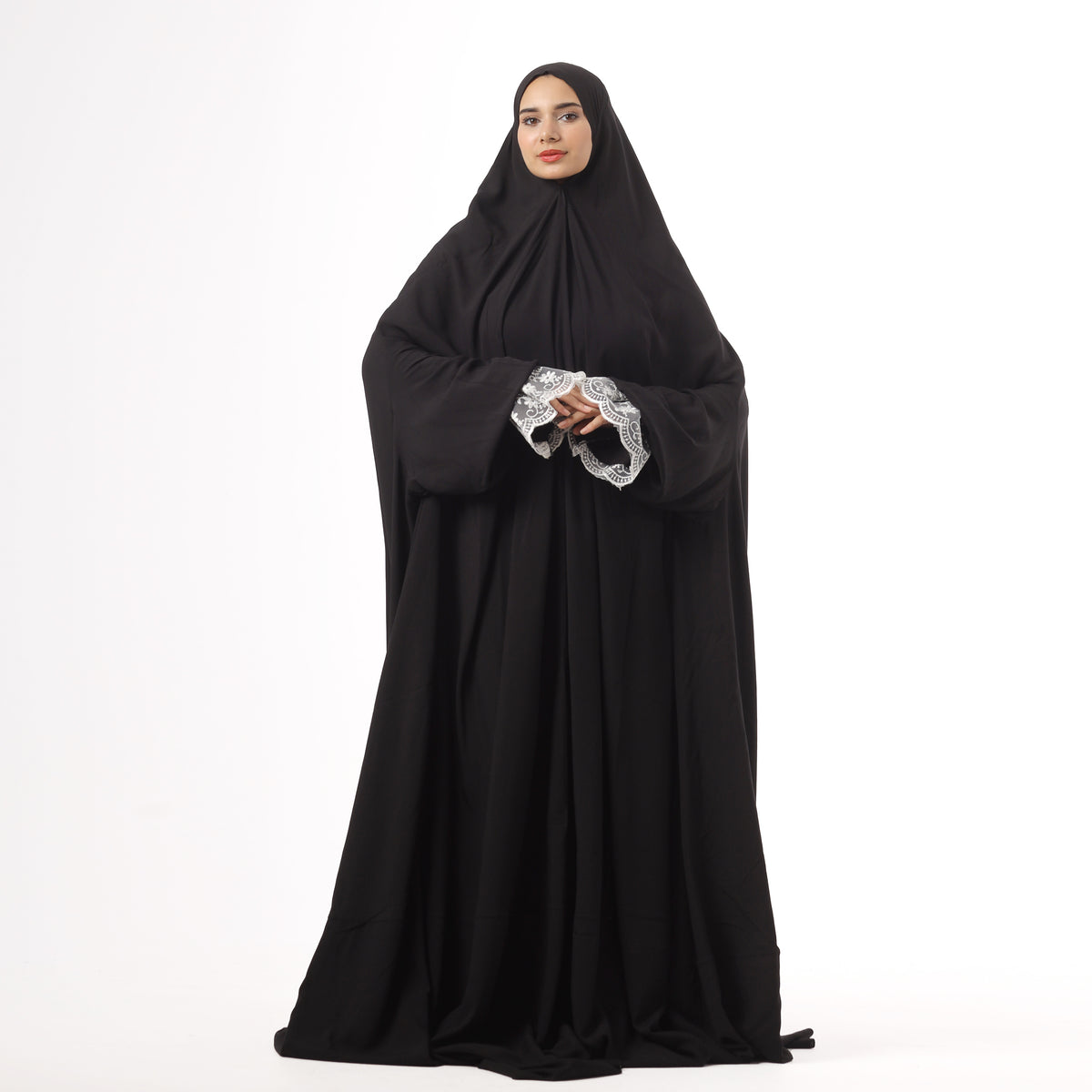 One-Piece Black Dantelle Prayer Dress