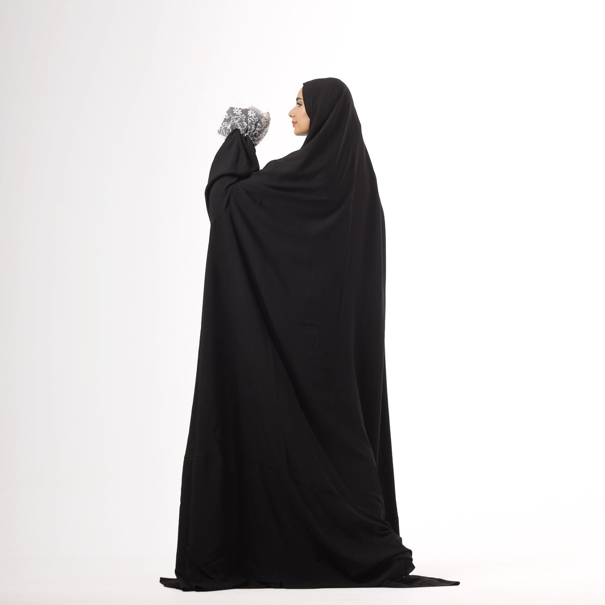 One-Piece Black Dantelle Prayer Dress
