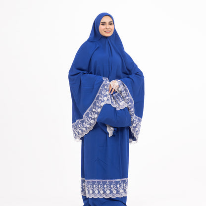 Two-Piece Royal Blue Dantelle Prayer Dress