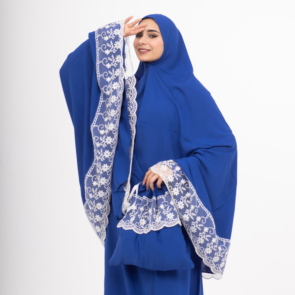 Two-Piece Royal Blue Dantelle Prayer Dress