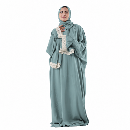 One-Piece Mint Prayer Dress