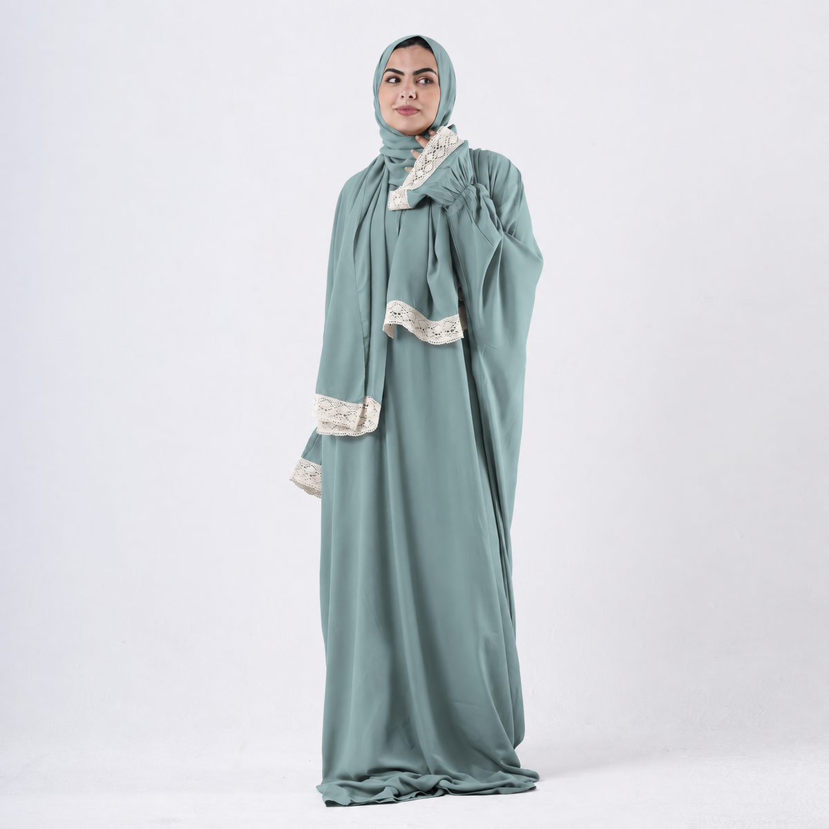 One-Piece Mint Prayer Dress