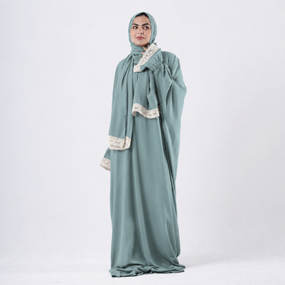 One-Piece Mint Prayer Dress