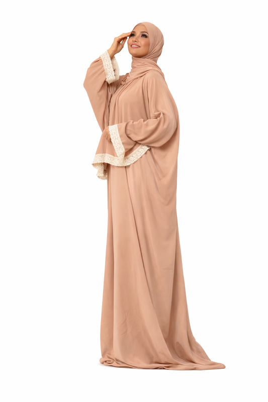 One-Piece Prayer Dress Beige